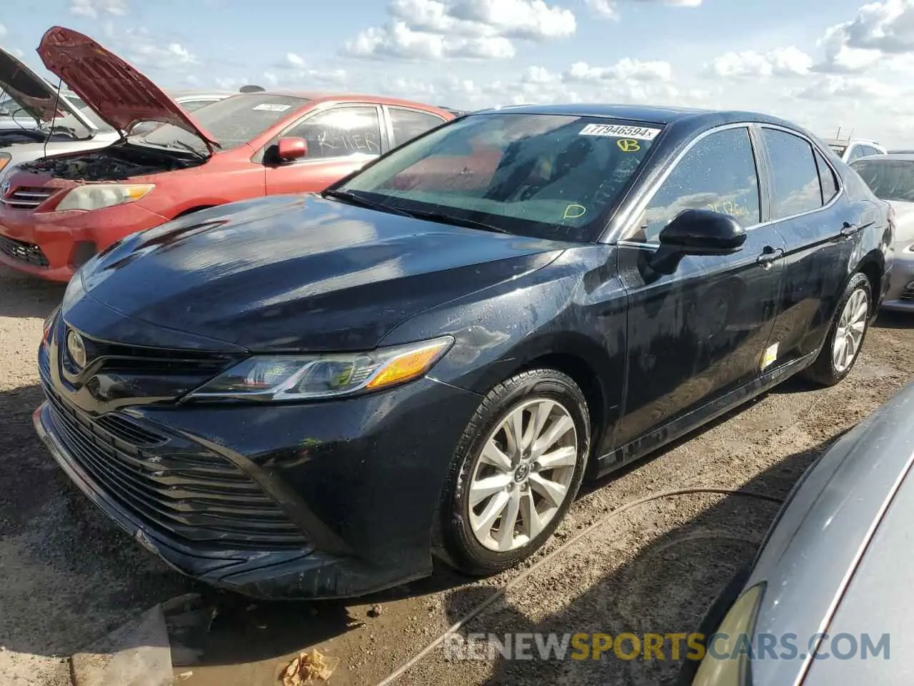 1 Photograph of a damaged car 4T1B11HK3KU736455 TOYOTA CAMRY 2019