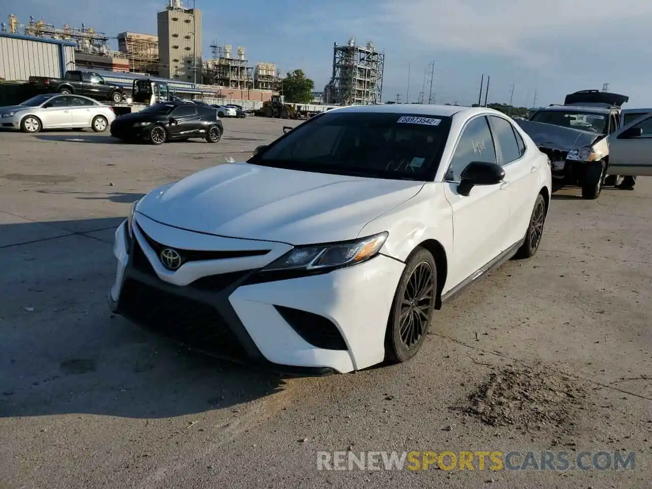 2 Photograph of a damaged car 4T1B11HK3KU736715 TOYOTA CAMRY 2019