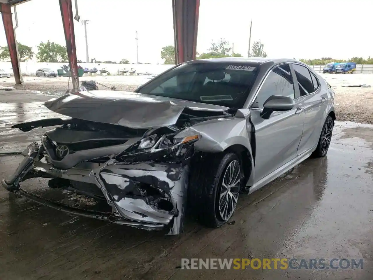 2 Photograph of a damaged car 4T1B11HK3KU744149 TOYOTA CAMRY 2019