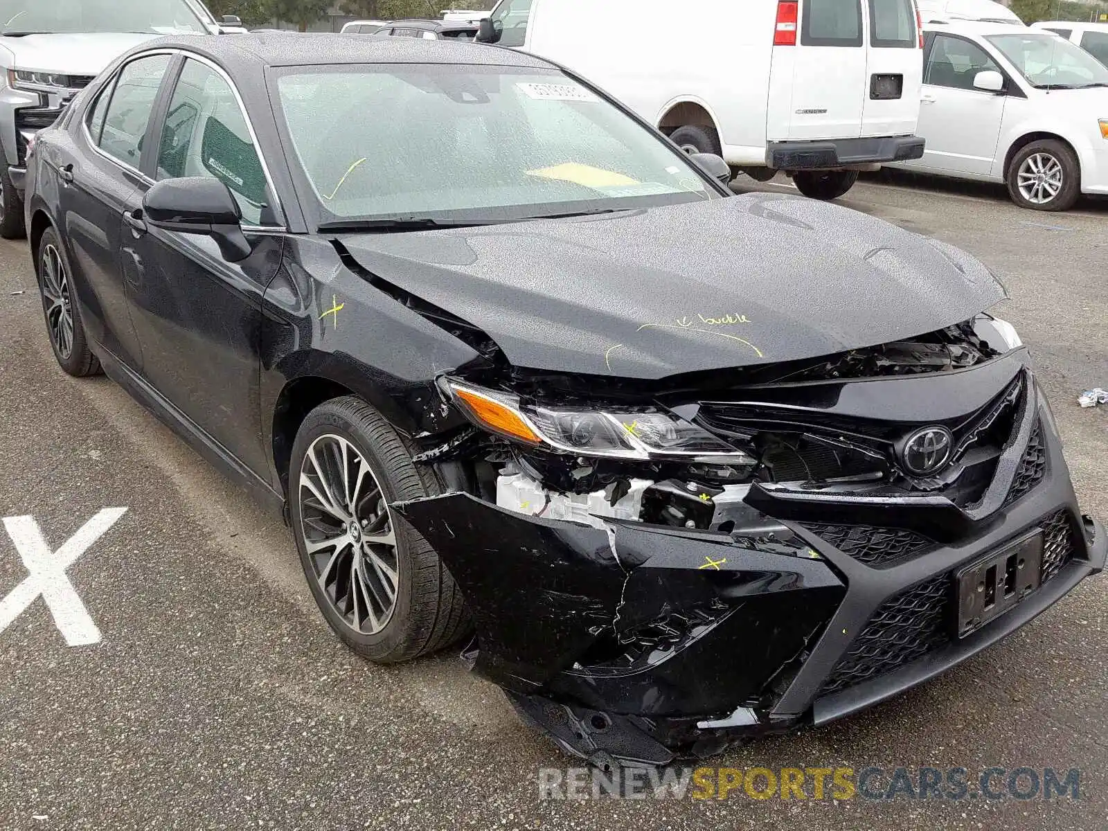 1 Photograph of a damaged car 4T1B11HK3KU745771 TOYOTA CAMRY 2019