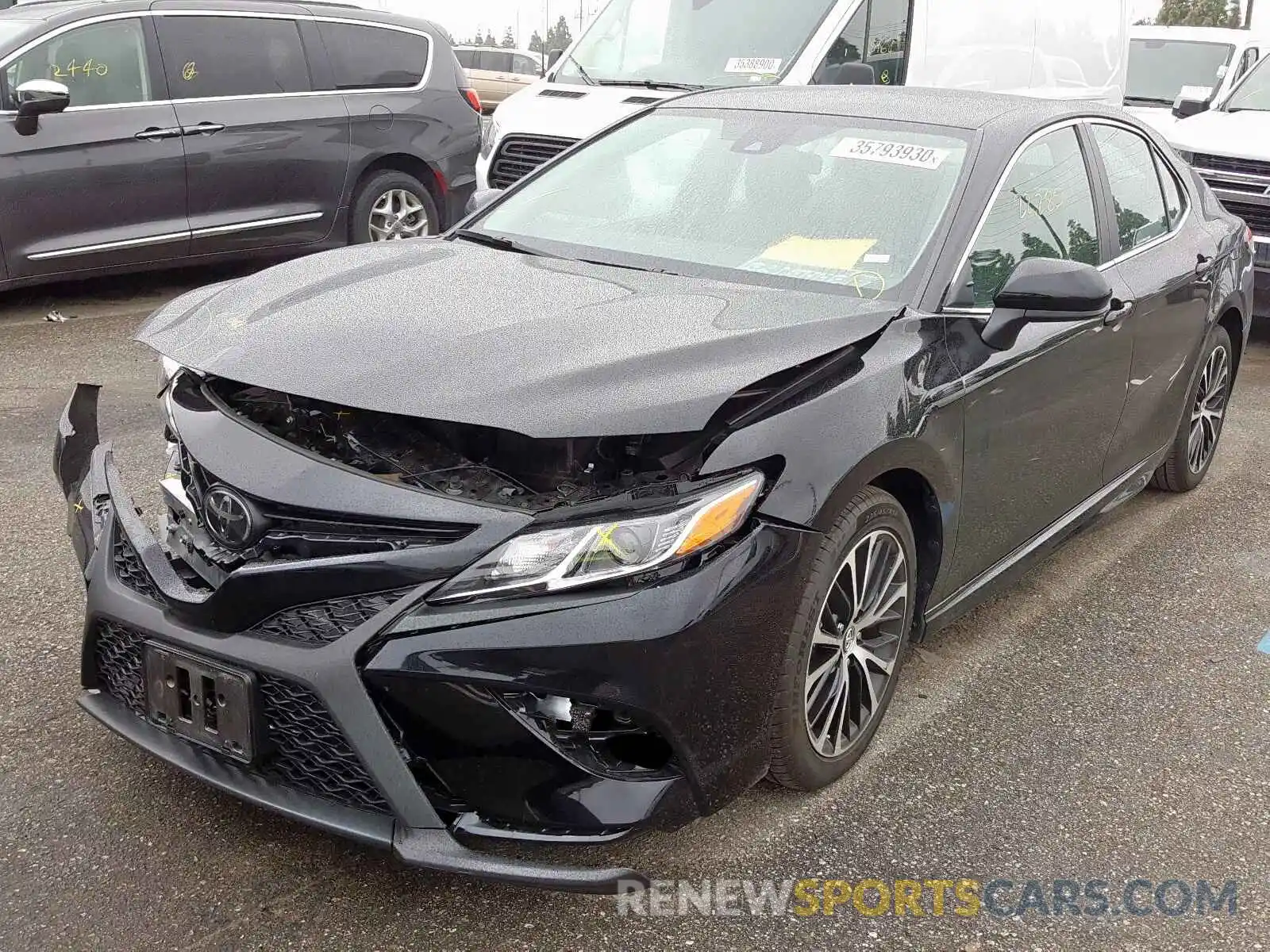 2 Photograph of a damaged car 4T1B11HK3KU745771 TOYOTA CAMRY 2019