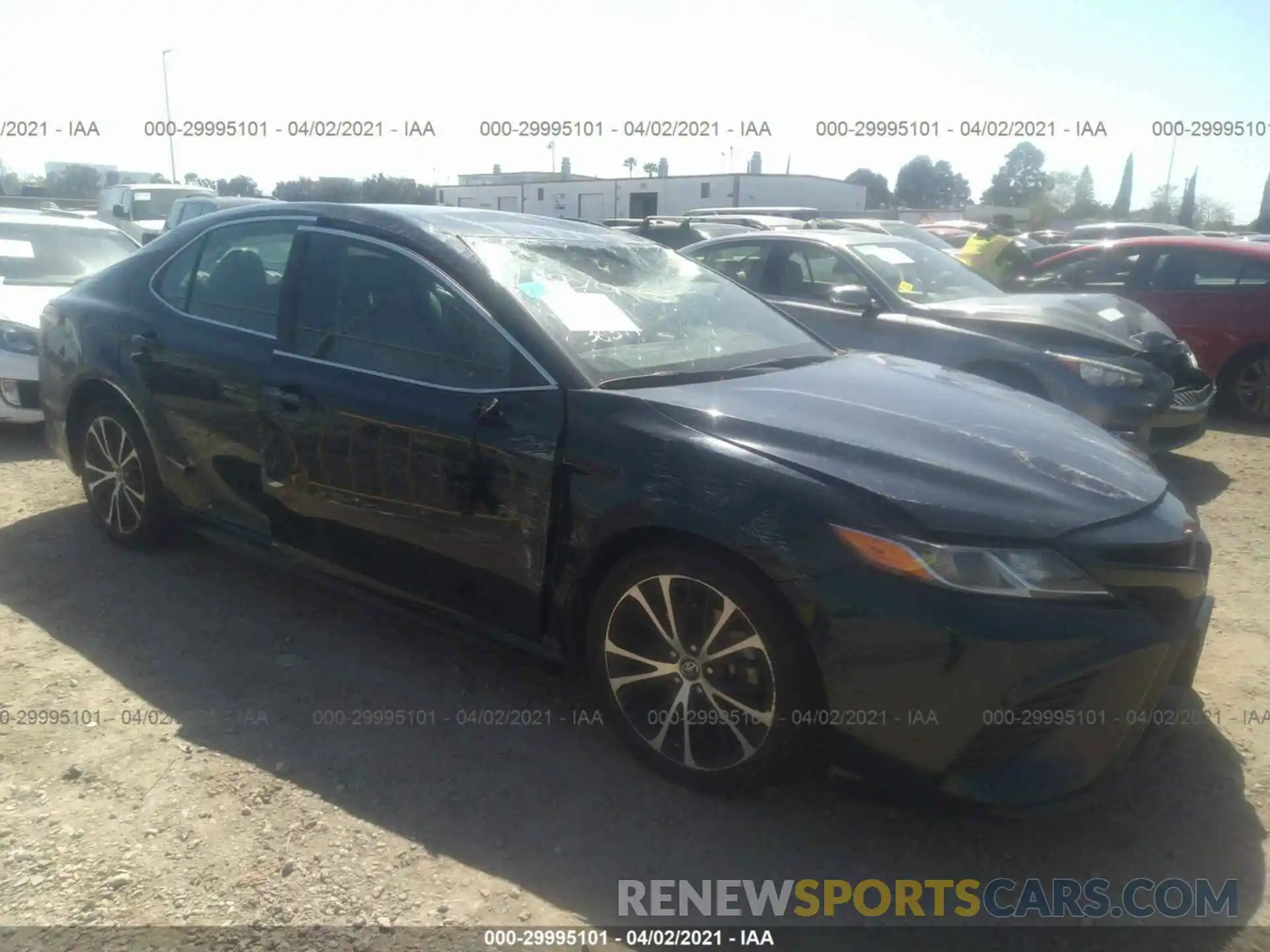 1 Photograph of a damaged car 4T1B11HK3KU748184 TOYOTA CAMRY 2019