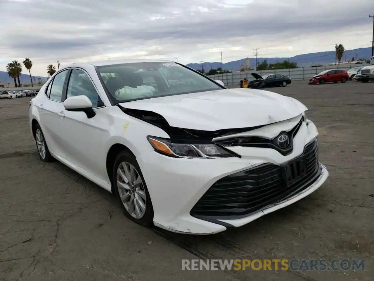 1 Photograph of a damaged car 4T1B11HK3KU748721 TOYOTA CAMRY 2019