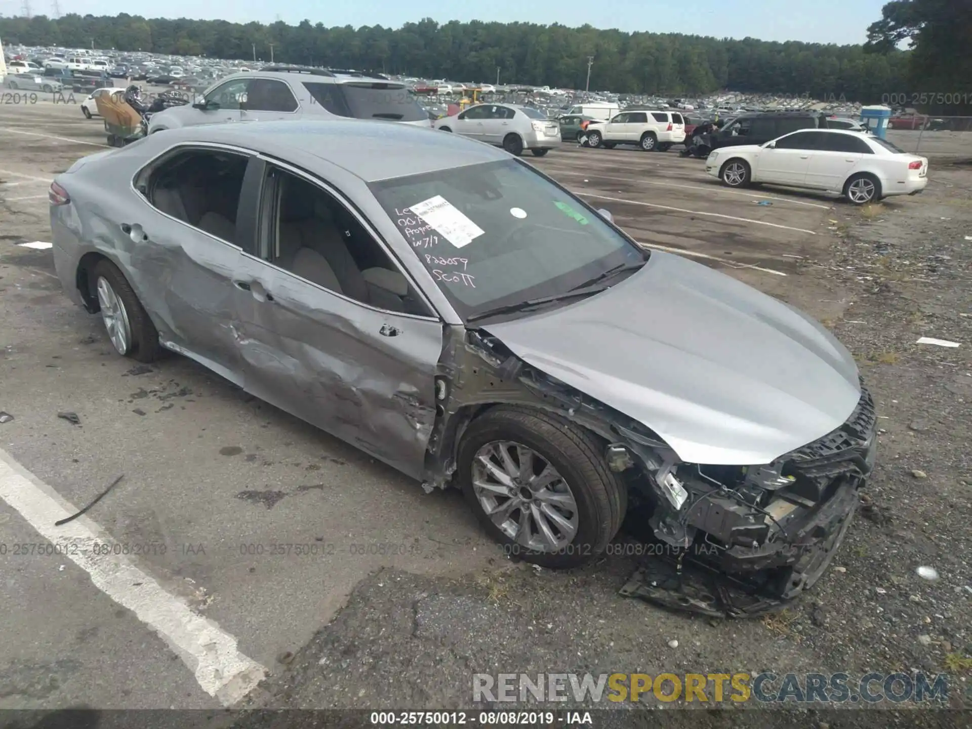 1 Photograph of a damaged car 4T1B11HK3KU752185 TOYOTA CAMRY 2019