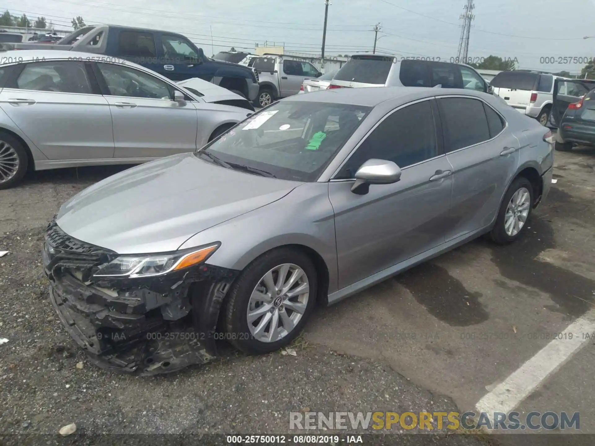 2 Photograph of a damaged car 4T1B11HK3KU752185 TOYOTA CAMRY 2019