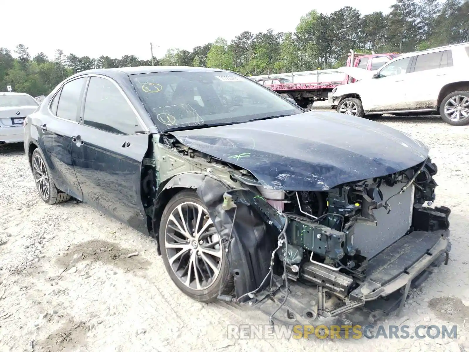 1 Photograph of a damaged car 4T1B11HK3KU752364 TOYOTA CAMRY 2019