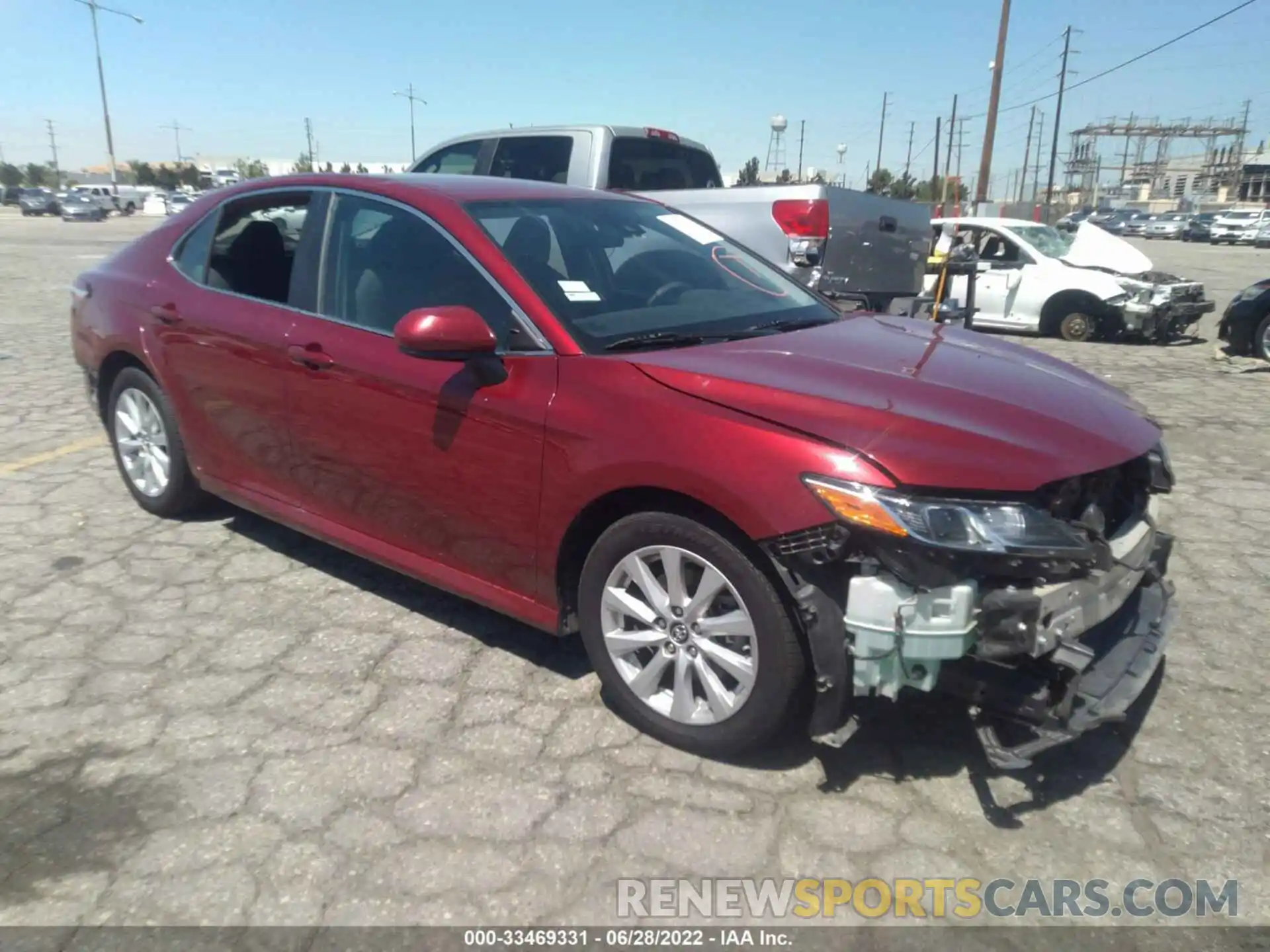 1 Photograph of a damaged car 4T1B11HK3KU753868 TOYOTA CAMRY 2019