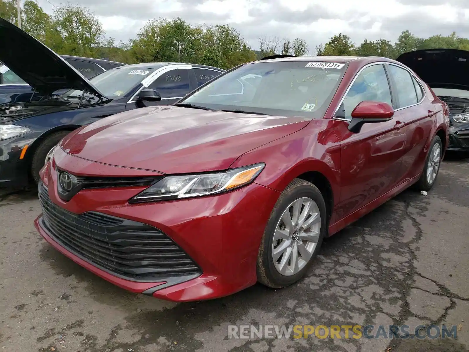 2 Photograph of a damaged car 4T1B11HK3KU756818 TOYOTA CAMRY 2019