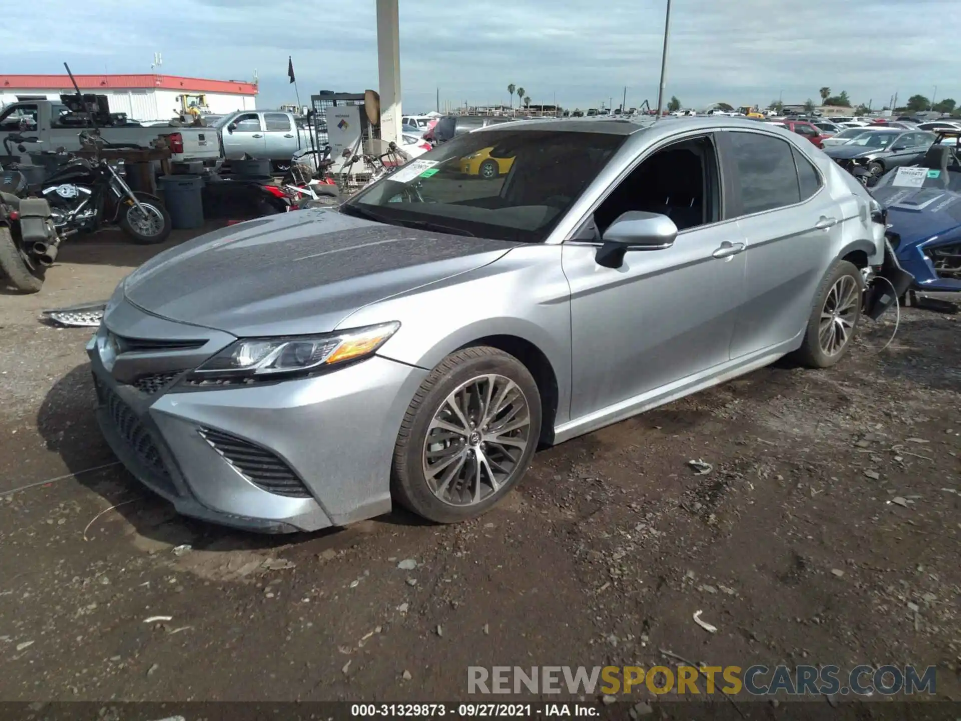 2 Photograph of a damaged car 4T1B11HK3KU758858 TOYOTA CAMRY 2019