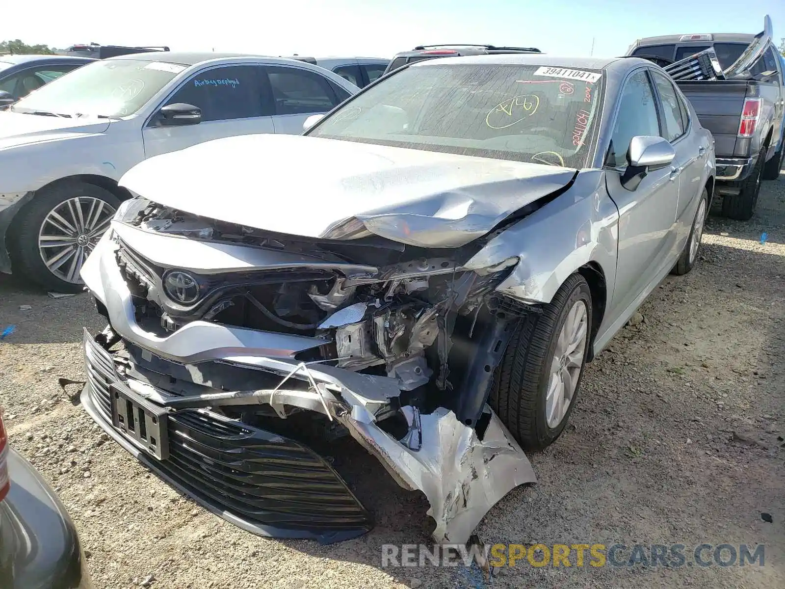 2 Photograph of a damaged car 4T1B11HK3KU765227 TOYOTA CAMRY 2019