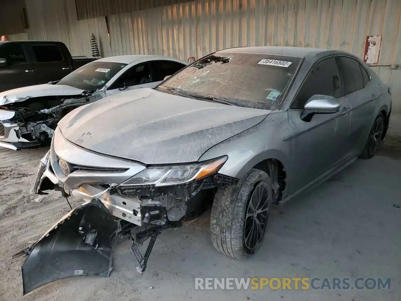 2 Photograph of a damaged car 4T1B11HK3KU765812 TOYOTA CAMRY 2019