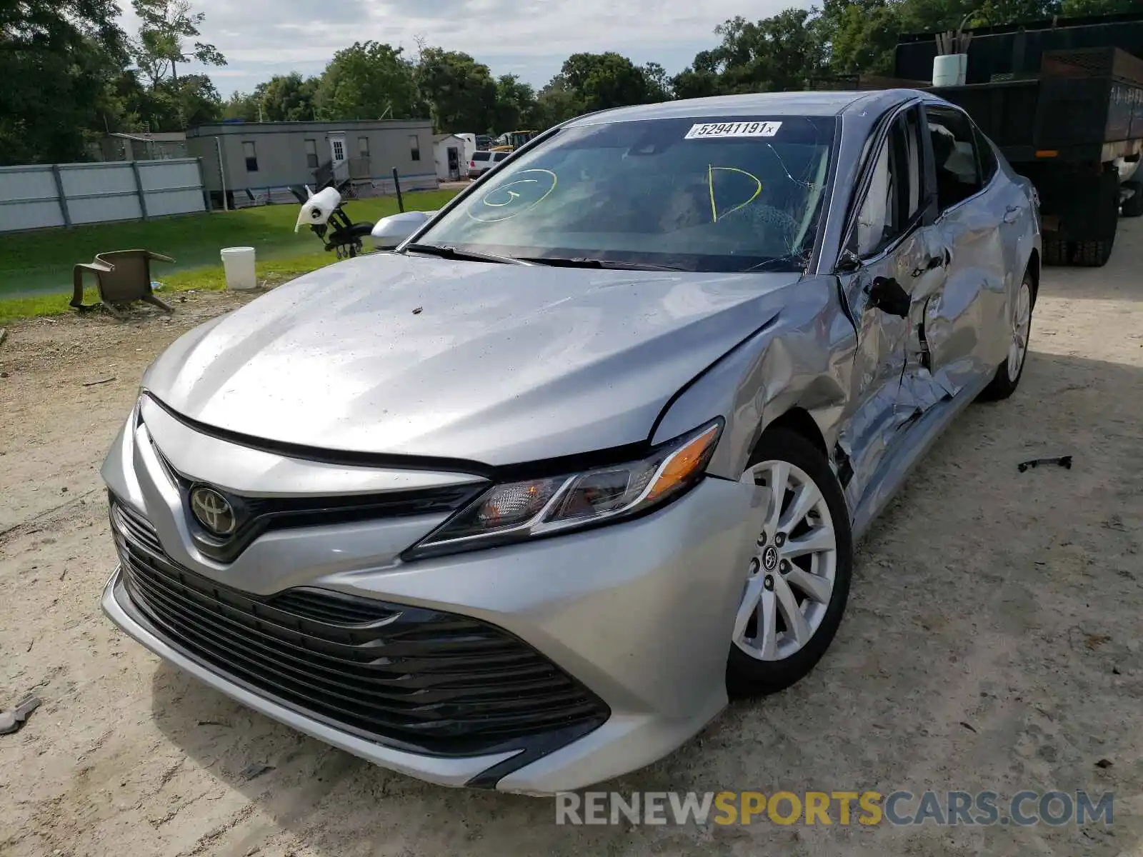 2 Photograph of a damaged car 4T1B11HK3KU771707 TOYOTA CAMRY 2019