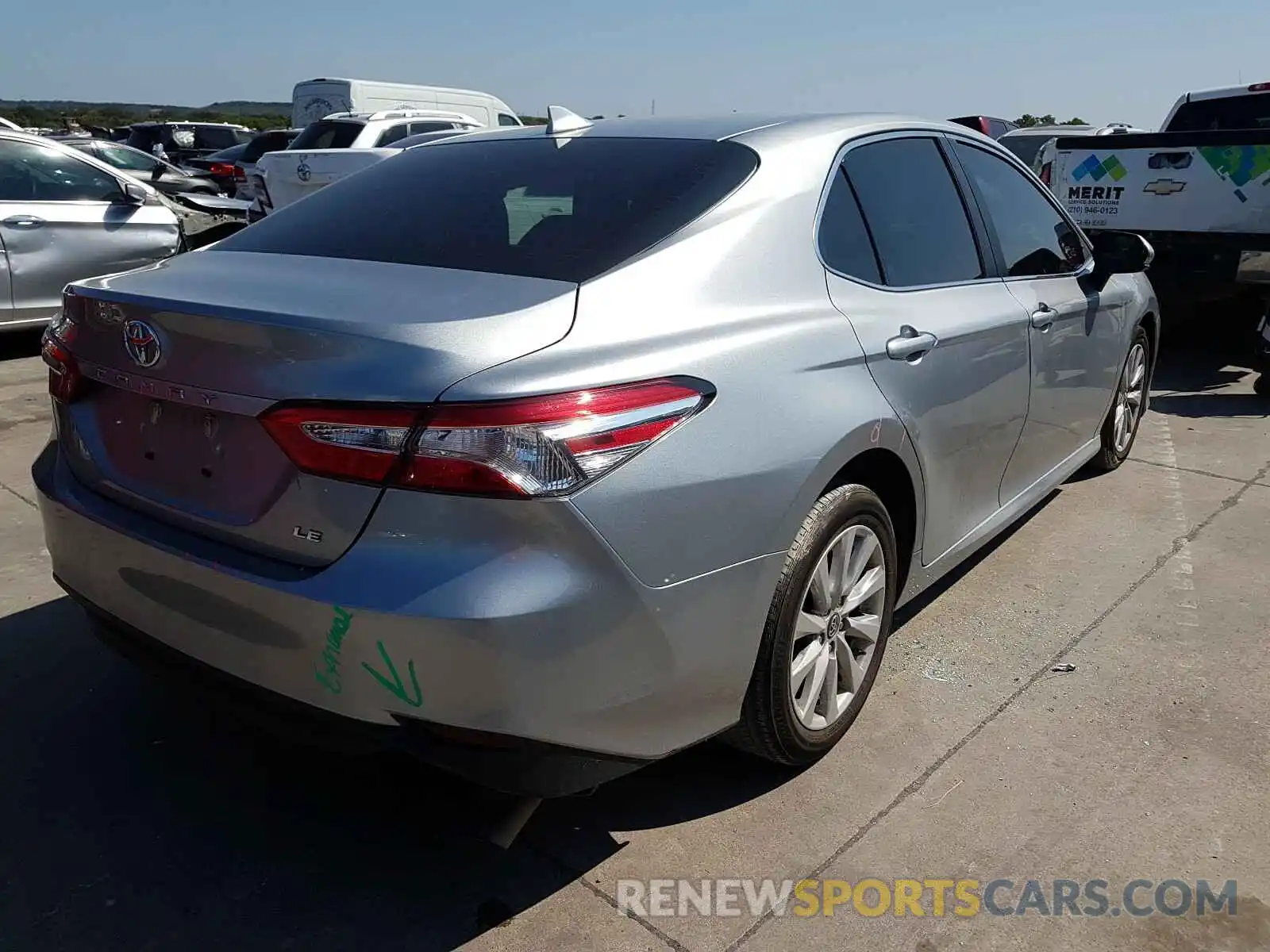 4 Photograph of a damaged car 4T1B11HK3KU775630 TOYOTA CAMRY 2019