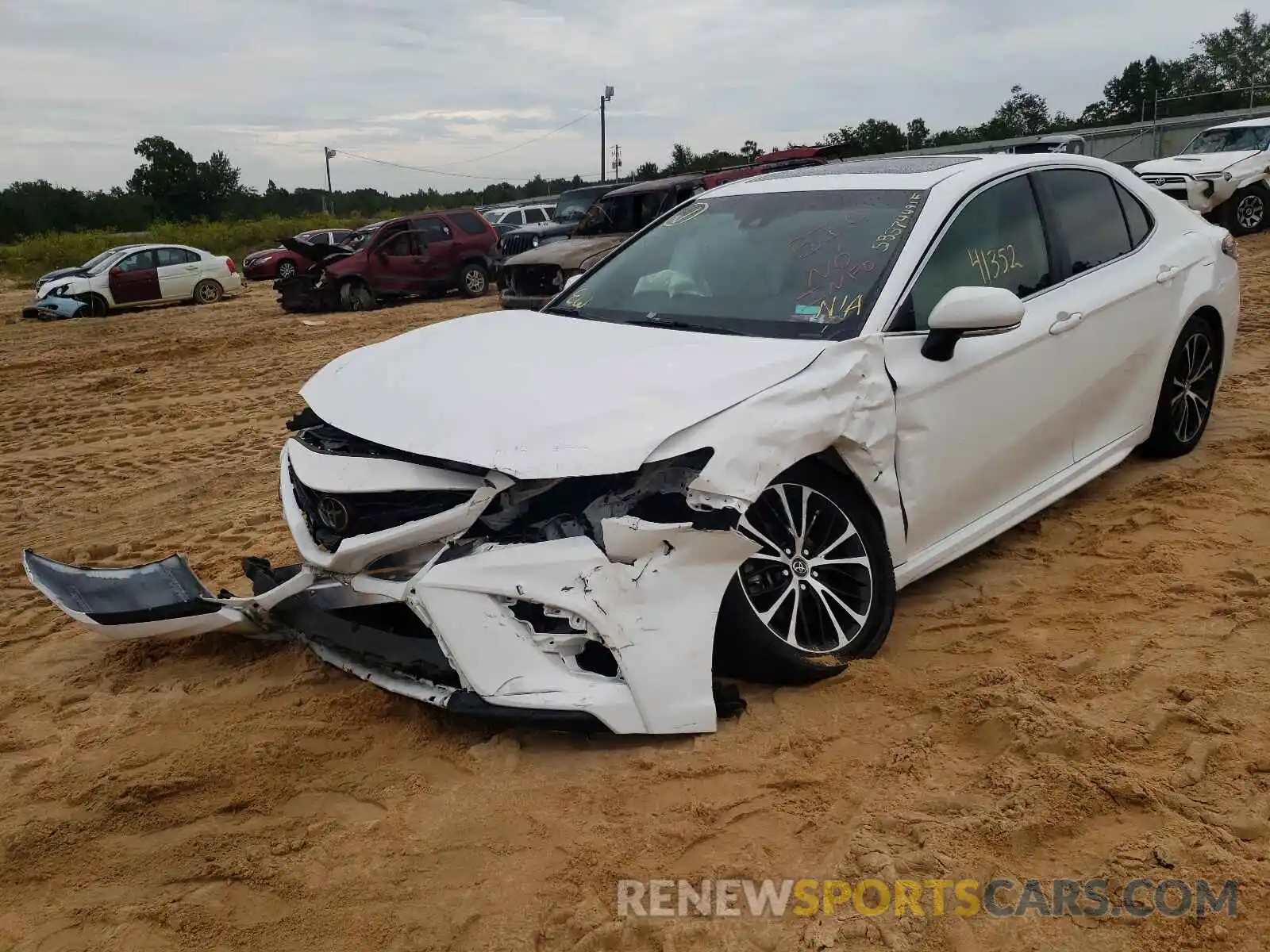 2 Photograph of a damaged car 4T1B11HK3KU776650 TOYOTA CAMRY 2019