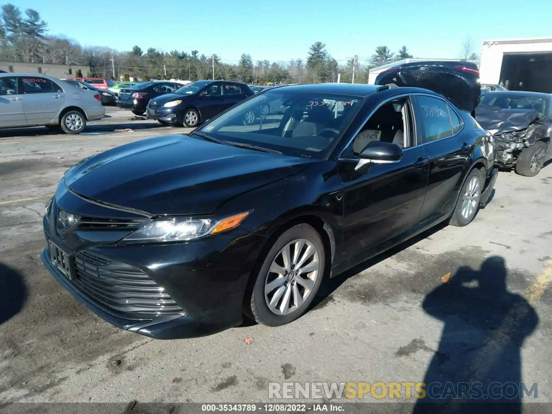 2 Photograph of a damaged car 4T1B11HK3KU776843 TOYOTA CAMRY 2019