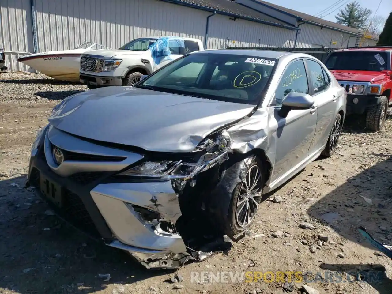 2 Photograph of a damaged car 4T1B11HK3KU780939 TOYOTA CAMRY 2019