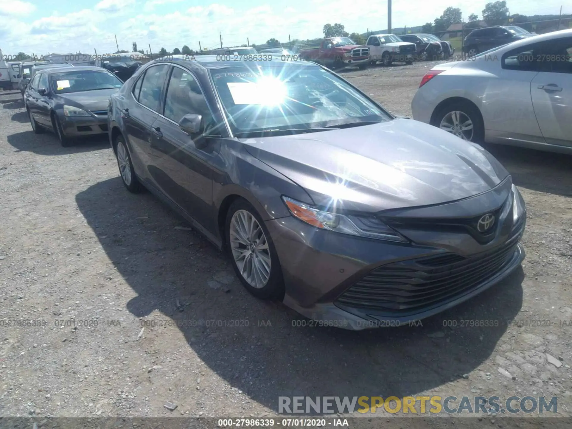 1 Photograph of a damaged car 4T1B11HK3KU782870 TOYOTA CAMRY 2019