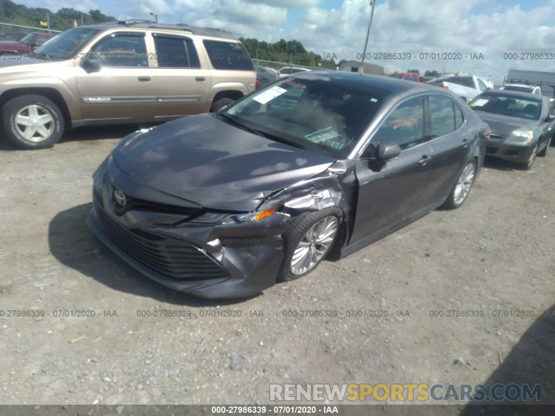 2 Photograph of a damaged car 4T1B11HK3KU782870 TOYOTA CAMRY 2019