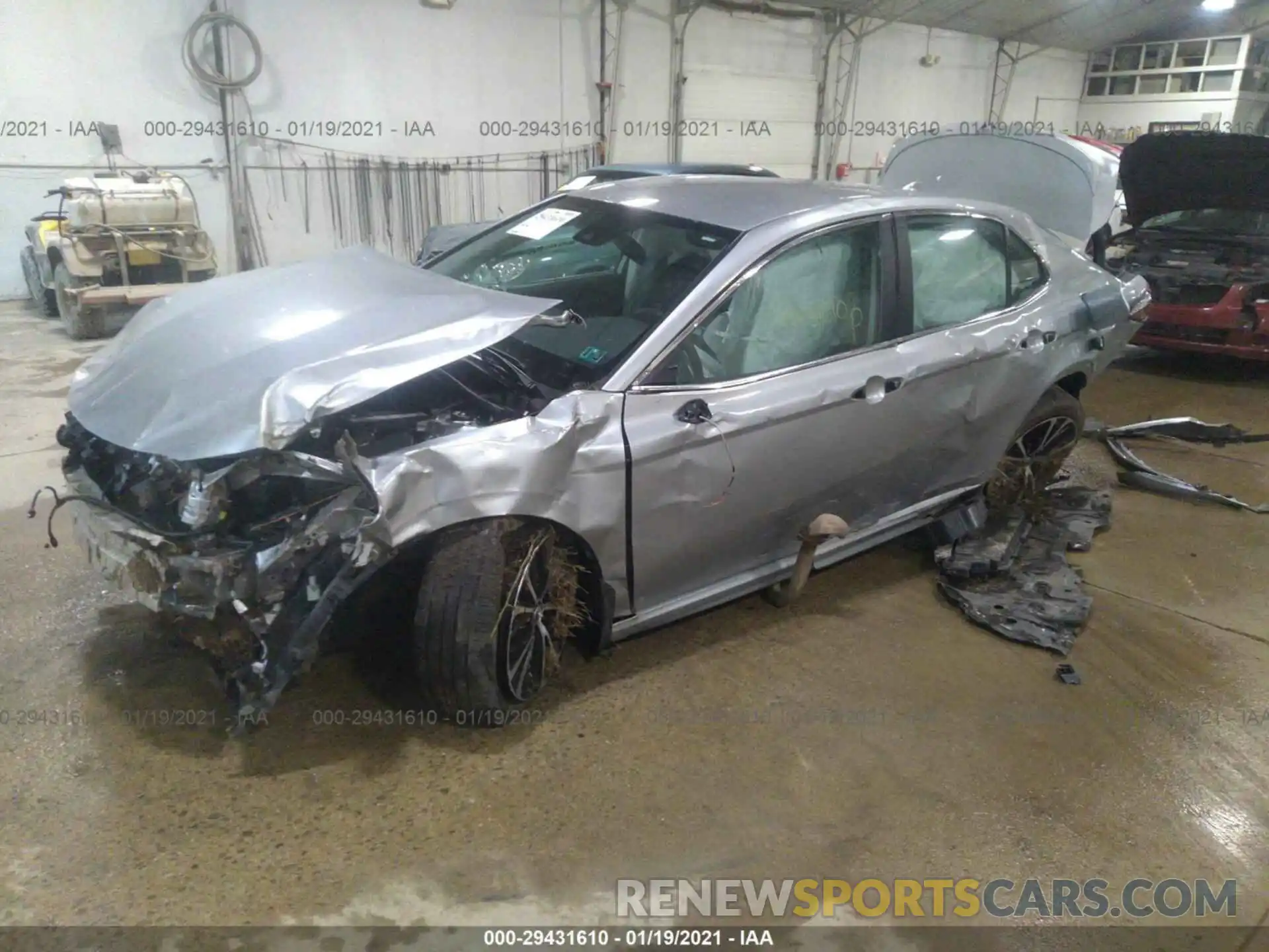 2 Photograph of a damaged car 4T1B11HK3KU782903 TOYOTA CAMRY 2019