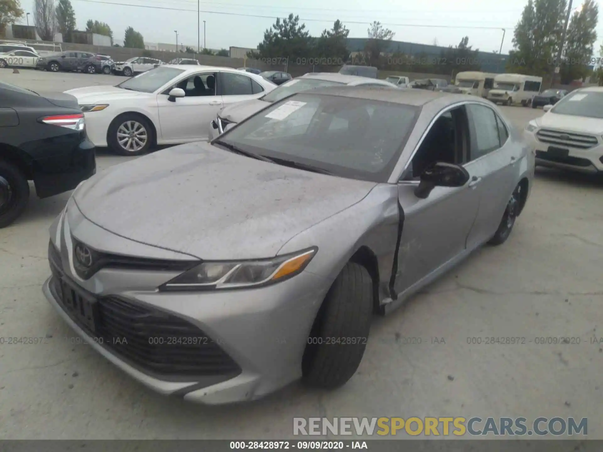 2 Photograph of a damaged car 4T1B11HK3KU784716 TOYOTA CAMRY 2019