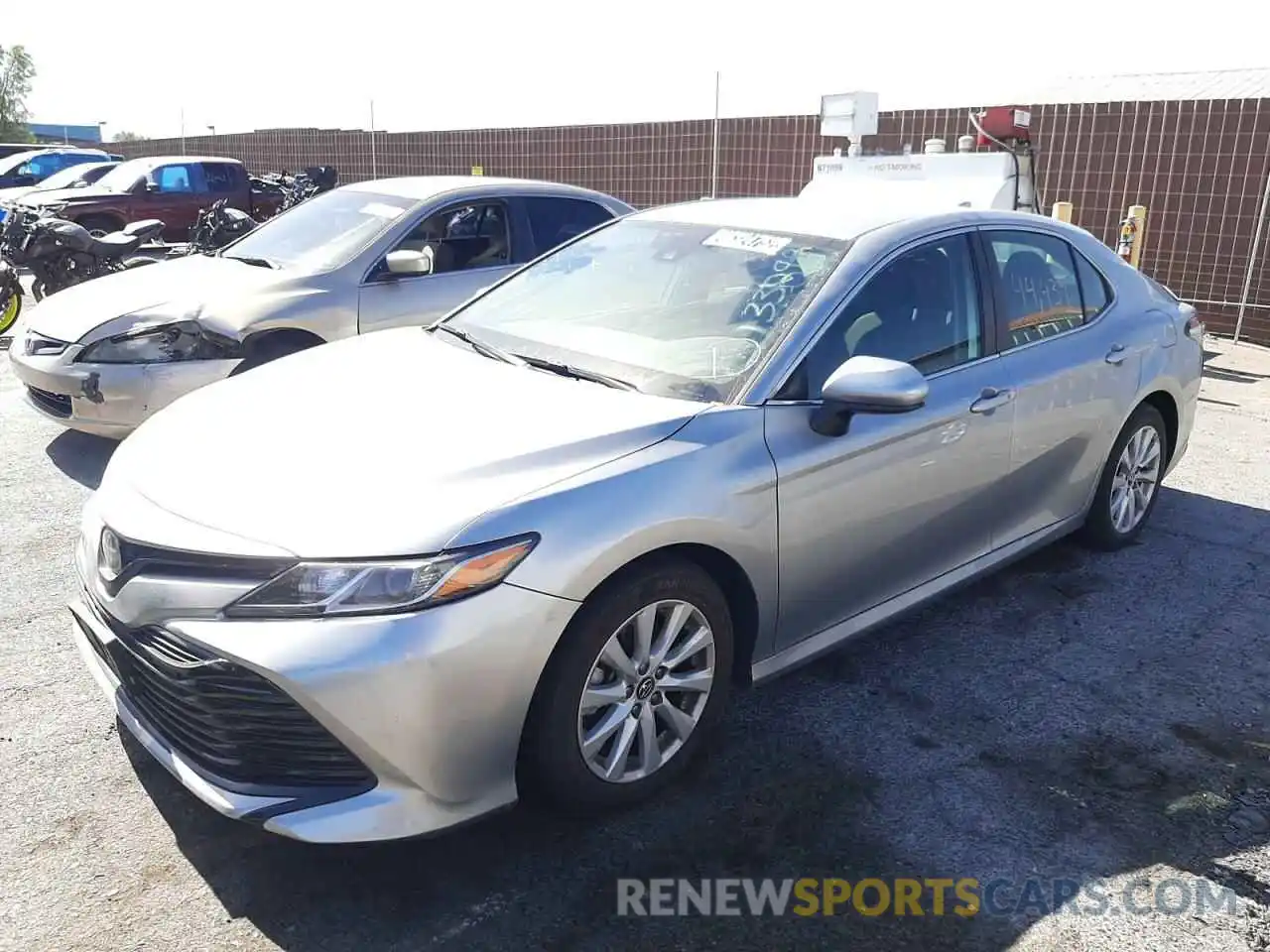 2 Photograph of a damaged car 4T1B11HK3KU787020 TOYOTA CAMRY 2019