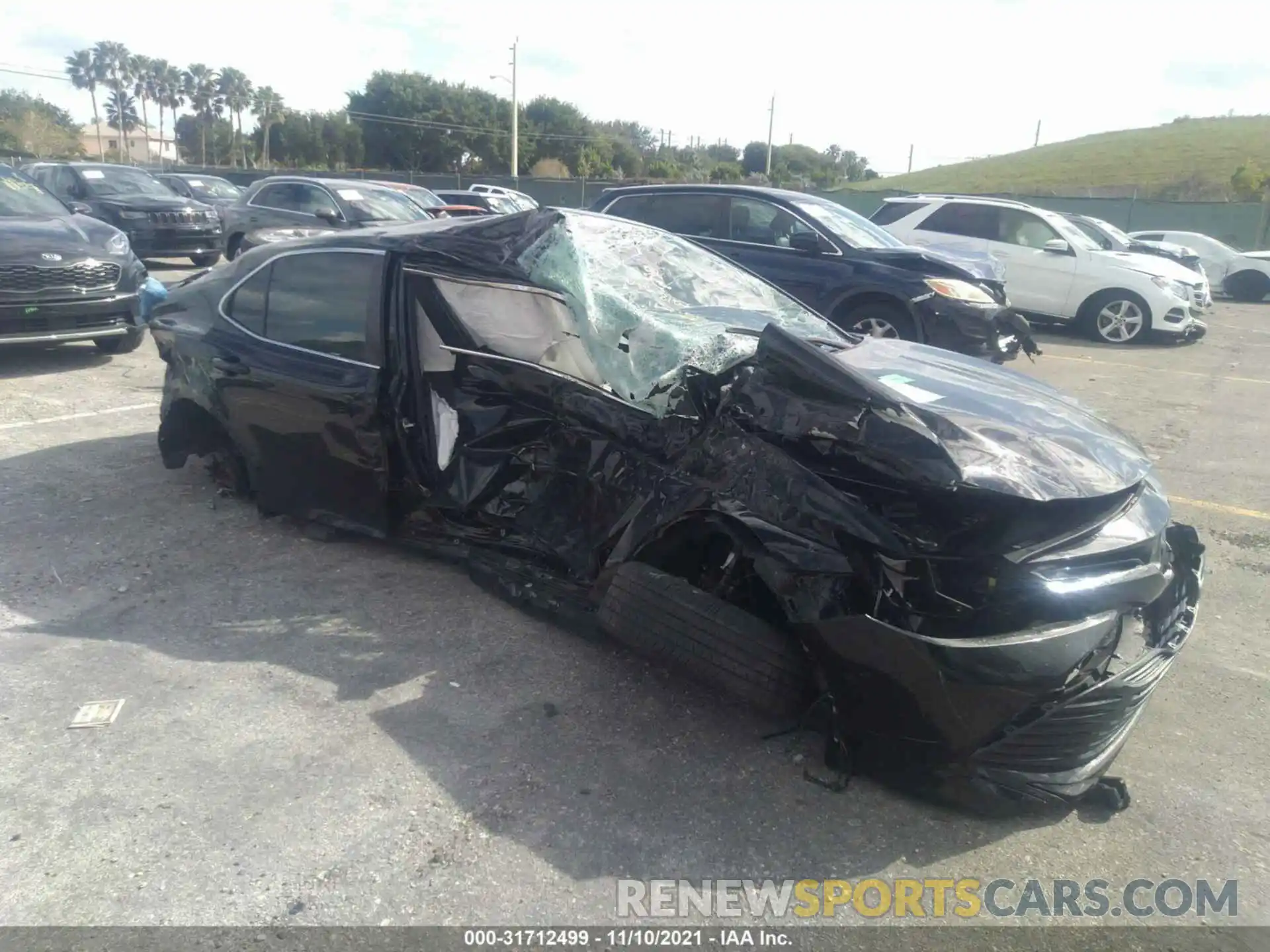 1 Photograph of a damaged car 4T1B11HK3KU788104 TOYOTA CAMRY 2019