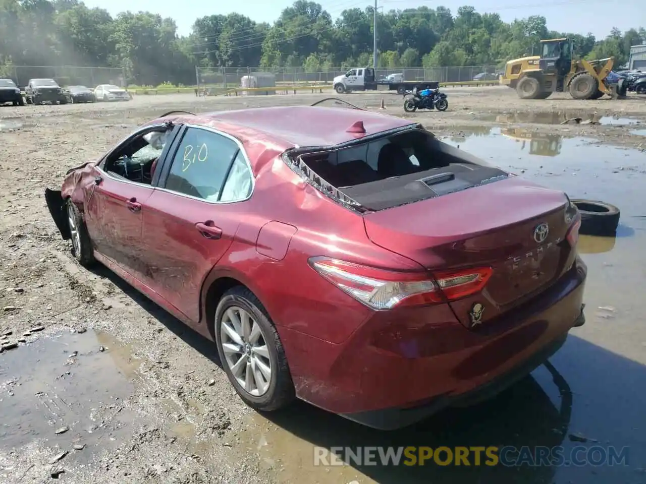 3 Photograph of a damaged car 4T1B11HK3KU791584 TOYOTA CAMRY 2019