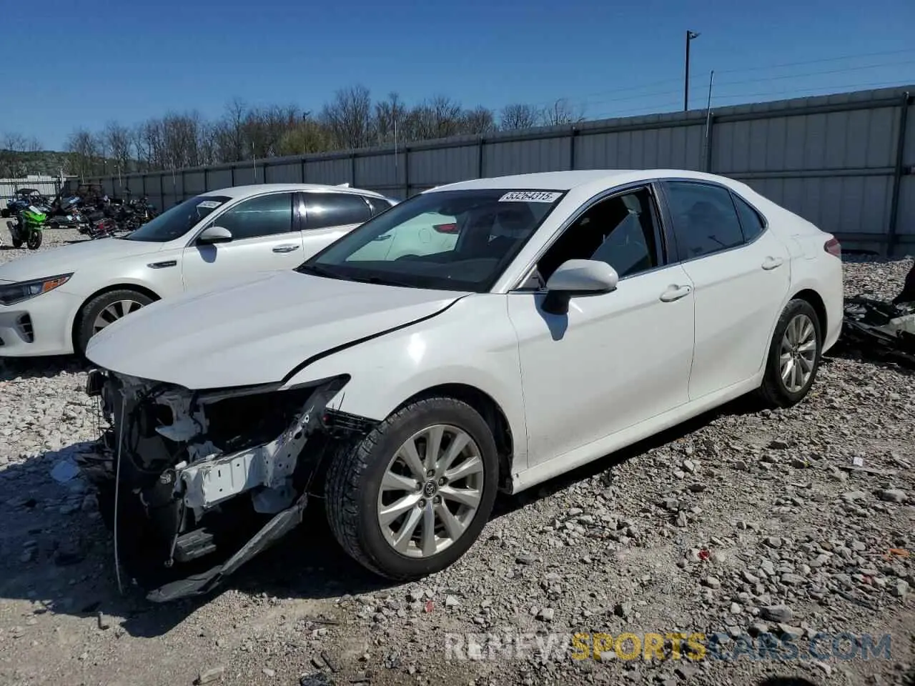 1 Photograph of a damaged car 4T1B11HK3KU792282 TOYOTA CAMRY 2019