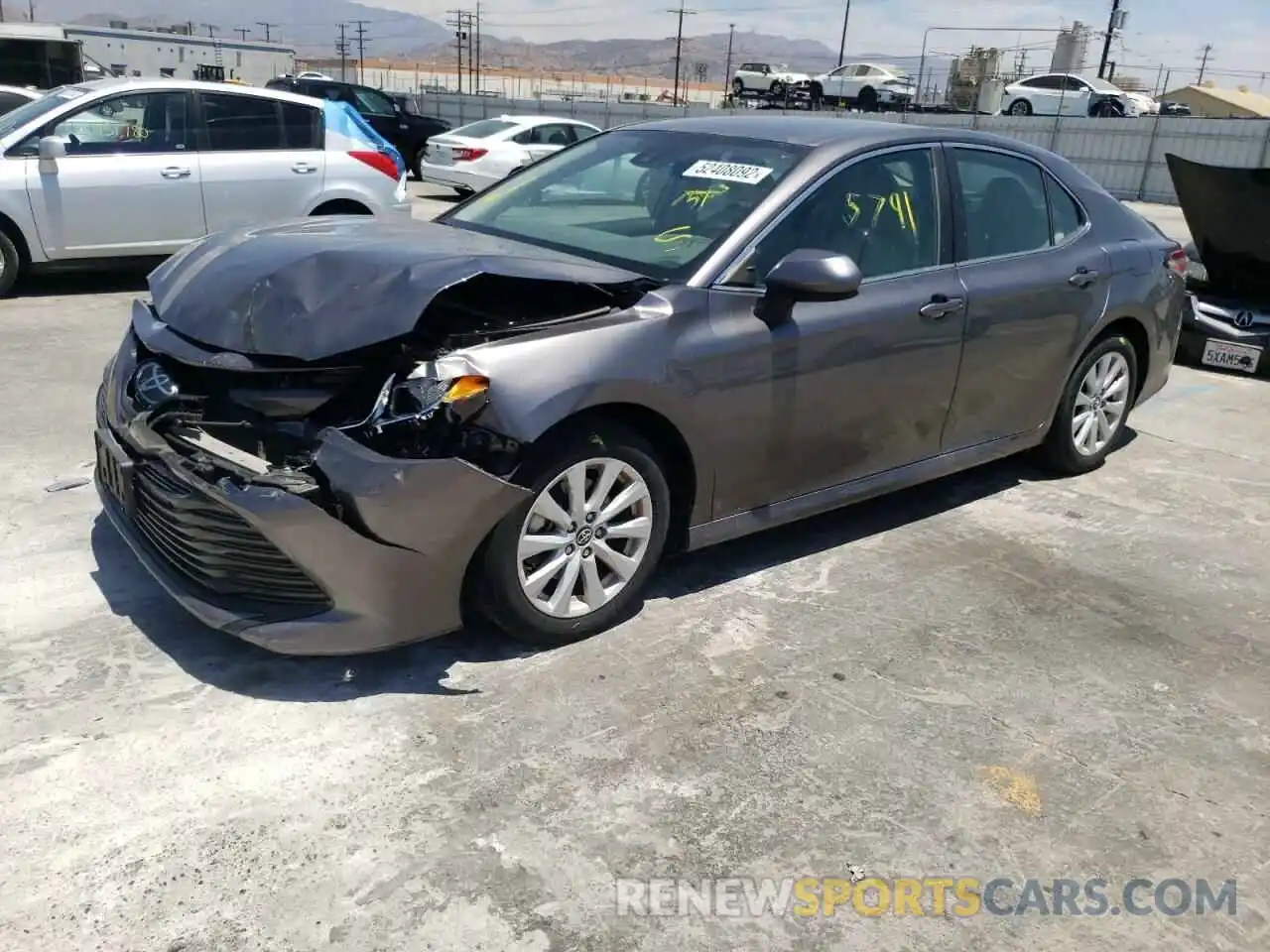 2 Photograph of a damaged car 4T1B11HK3KU799426 TOYOTA CAMRY 2019