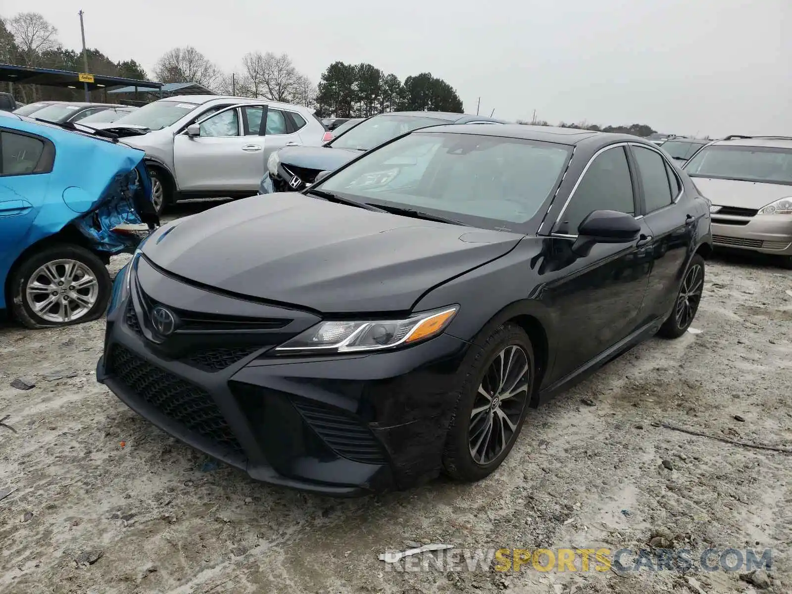 2 Photograph of a damaged car 4T1B11HK3KU800655 TOYOTA CAMRY 2019