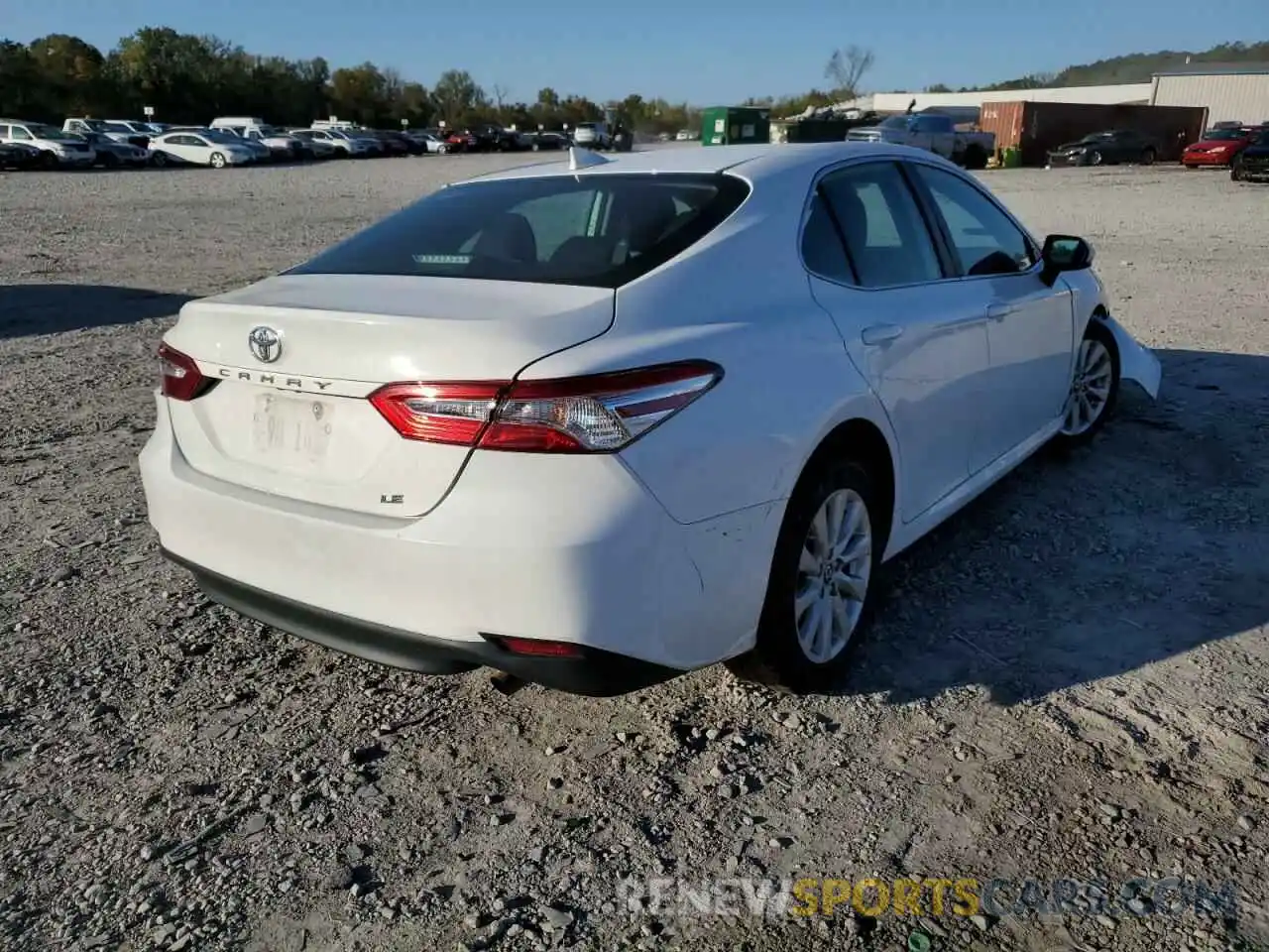 4 Photograph of a damaged car 4T1B11HK3KU801062 TOYOTA CAMRY 2019