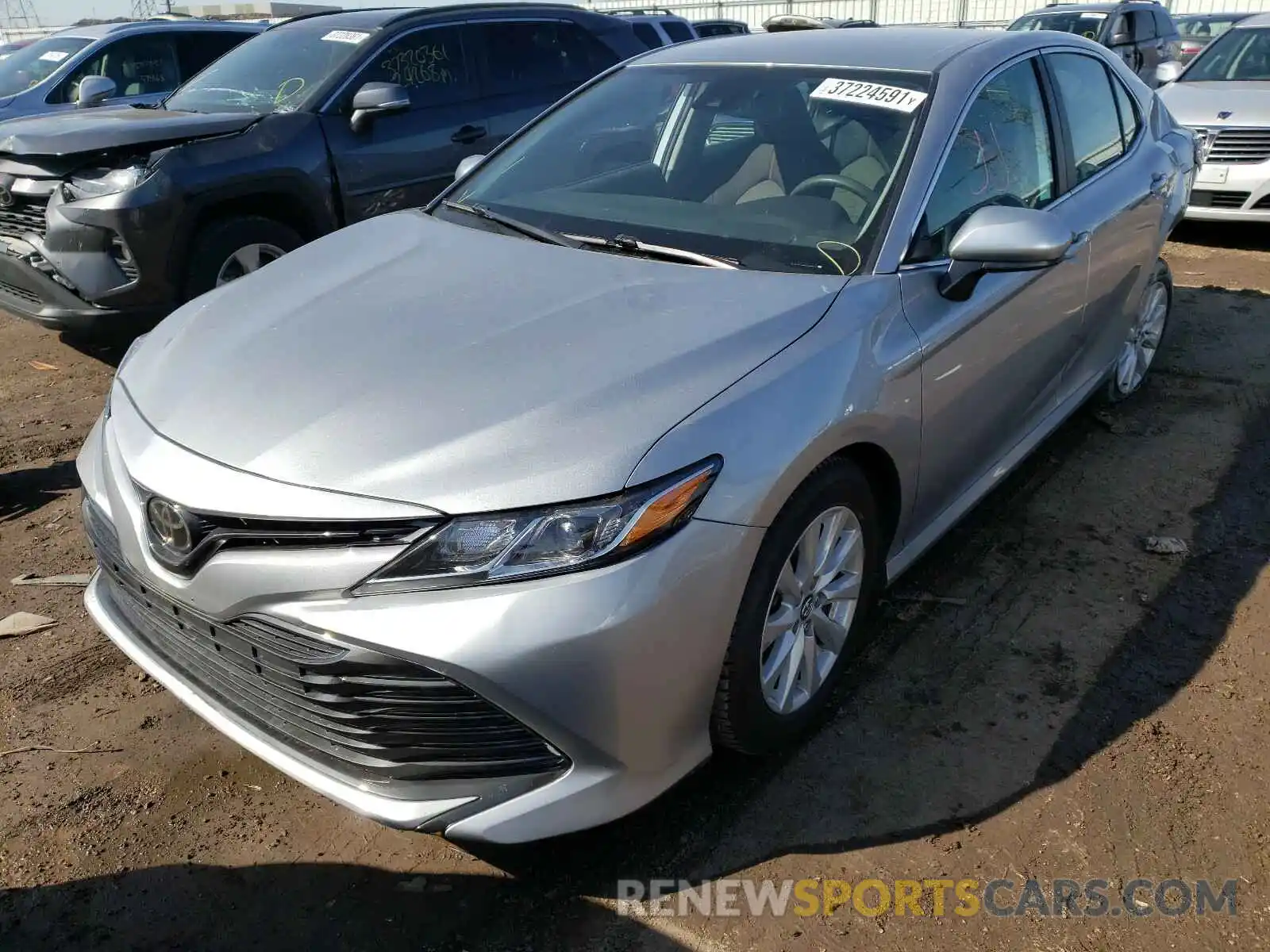 2 Photograph of a damaged car 4T1B11HK3KU805015 TOYOTA CAMRY 2019