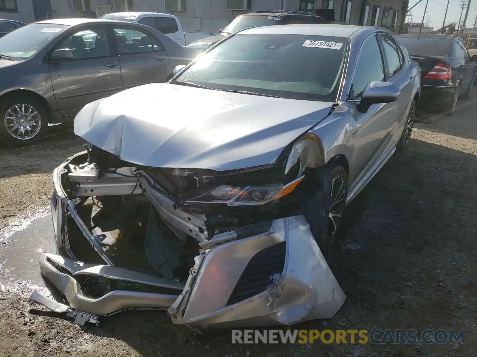 2 Photograph of a damaged car 4T1B11HK3KU805709 TOYOTA CAMRY 2019