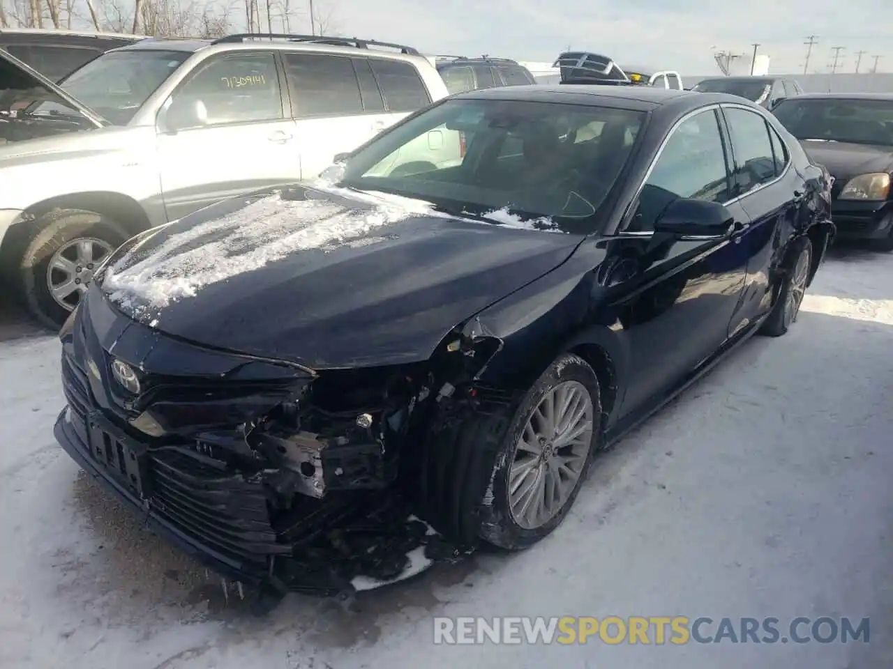 2 Photograph of a damaged car 4T1B11HK3KU815351 TOYOTA CAMRY 2019