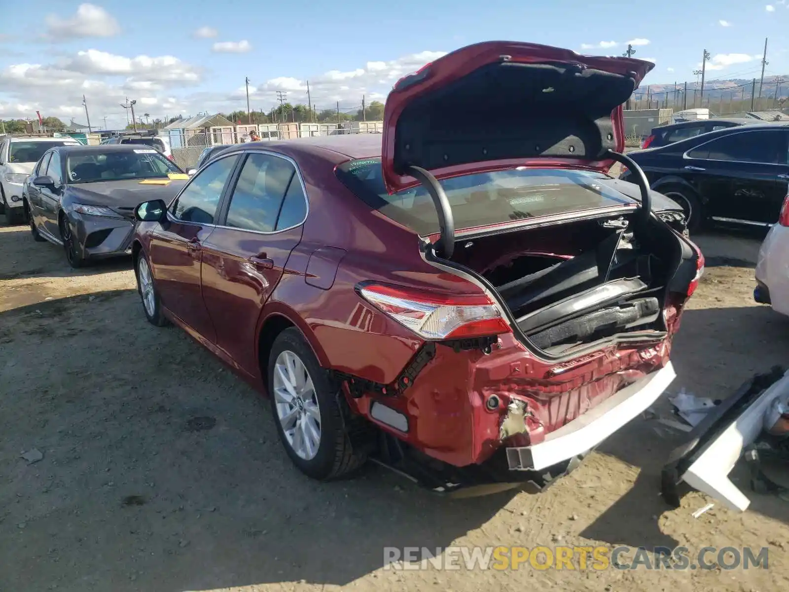 3 Photograph of a damaged car 4T1B11HK3KU817407 TOYOTA CAMRY 2019