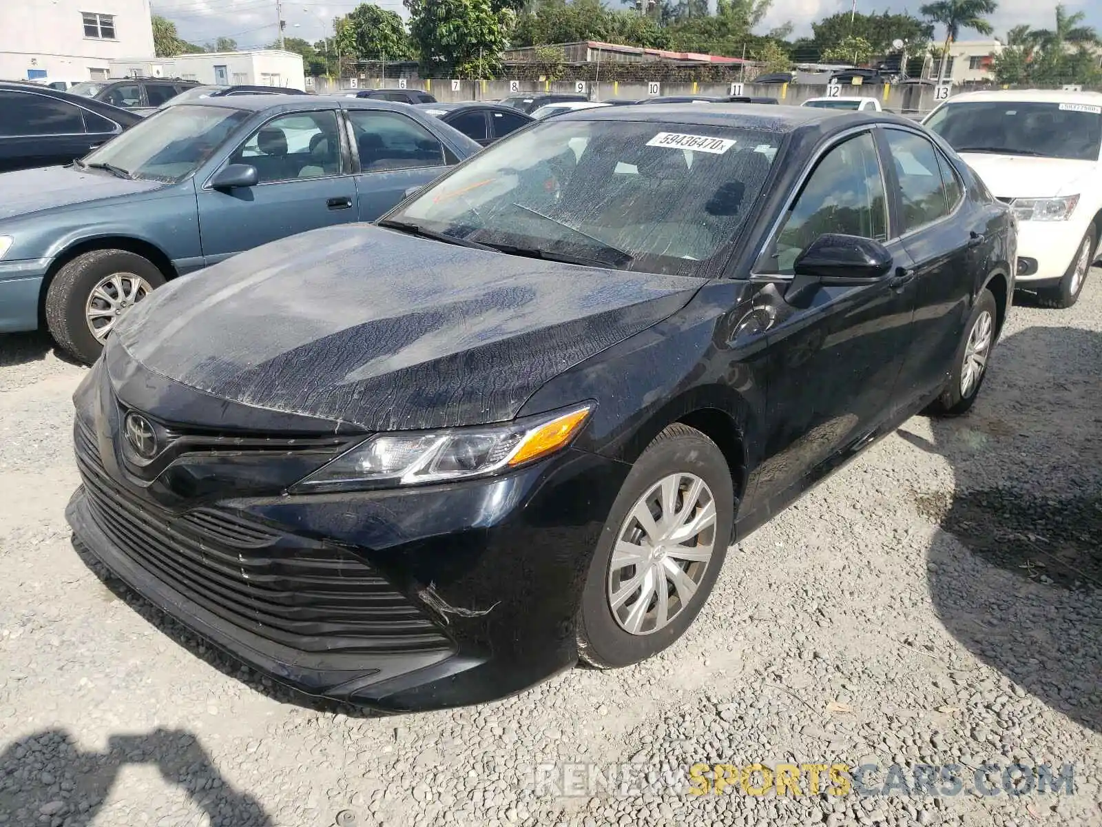 2 Photograph of a damaged car 4T1B11HK3KU821523 TOYOTA CAMRY 2019