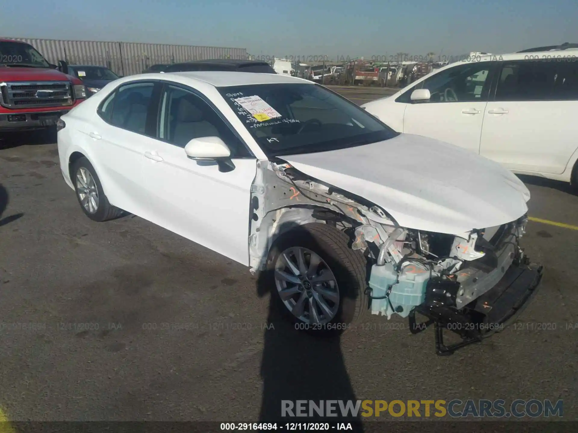 1 Photograph of a damaged car 4T1B11HK3KU824504 TOYOTA CAMRY 2019