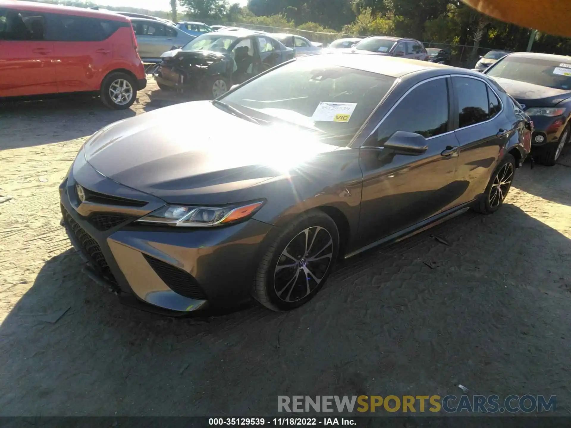 2 Photograph of a damaged car 4T1B11HK3KU825197 TOYOTA CAMRY 2019