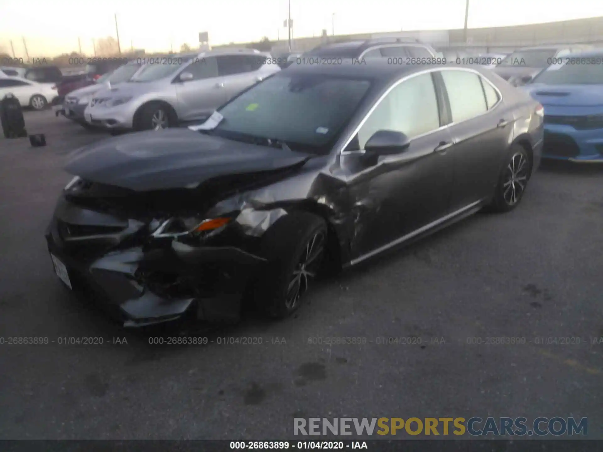 2 Photograph of a damaged car 4T1B11HK3KU825619 TOYOTA CAMRY 2019