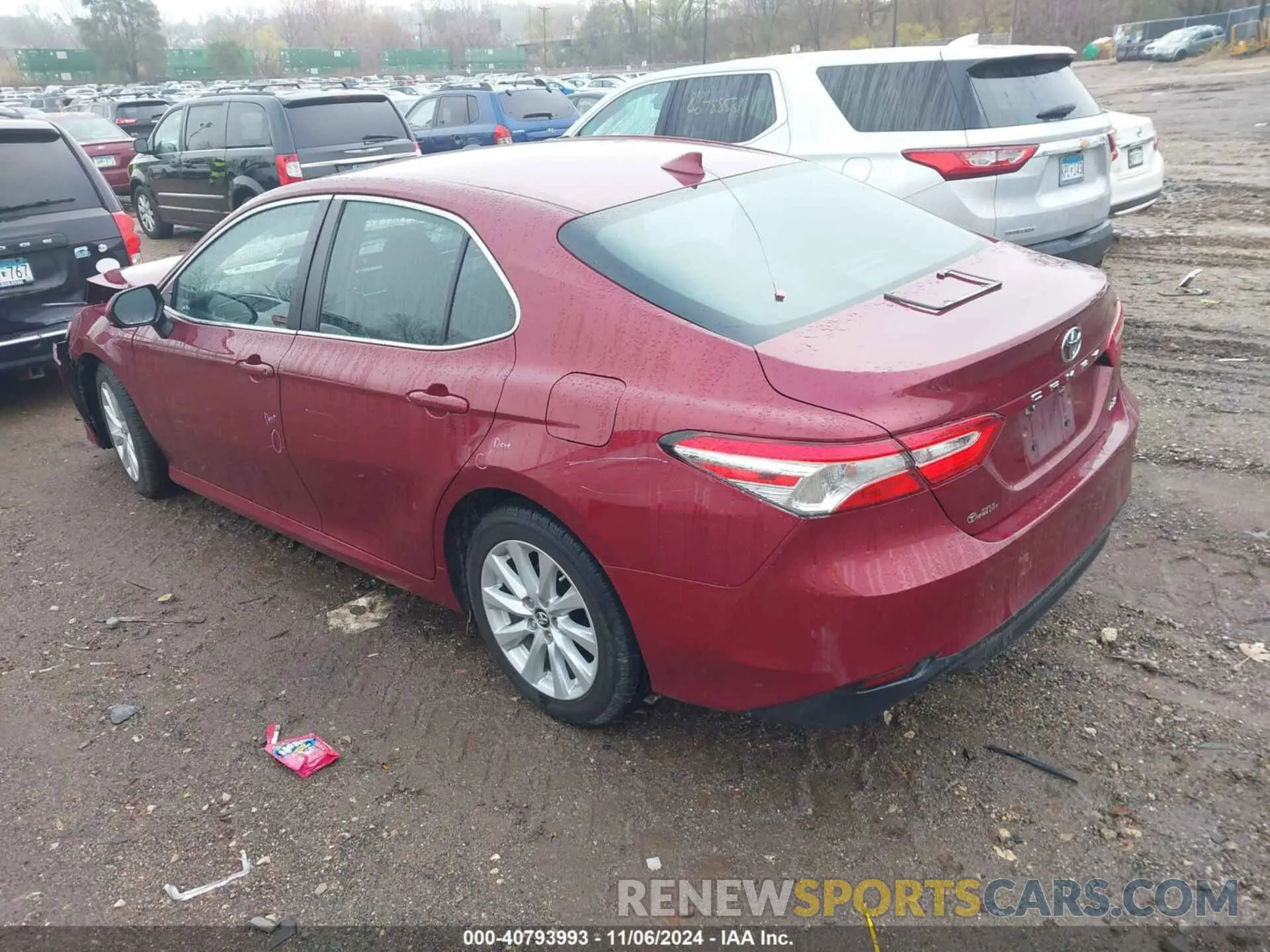 3 Photograph of a damaged car 4T1B11HK3KU825989 TOYOTA CAMRY 2019