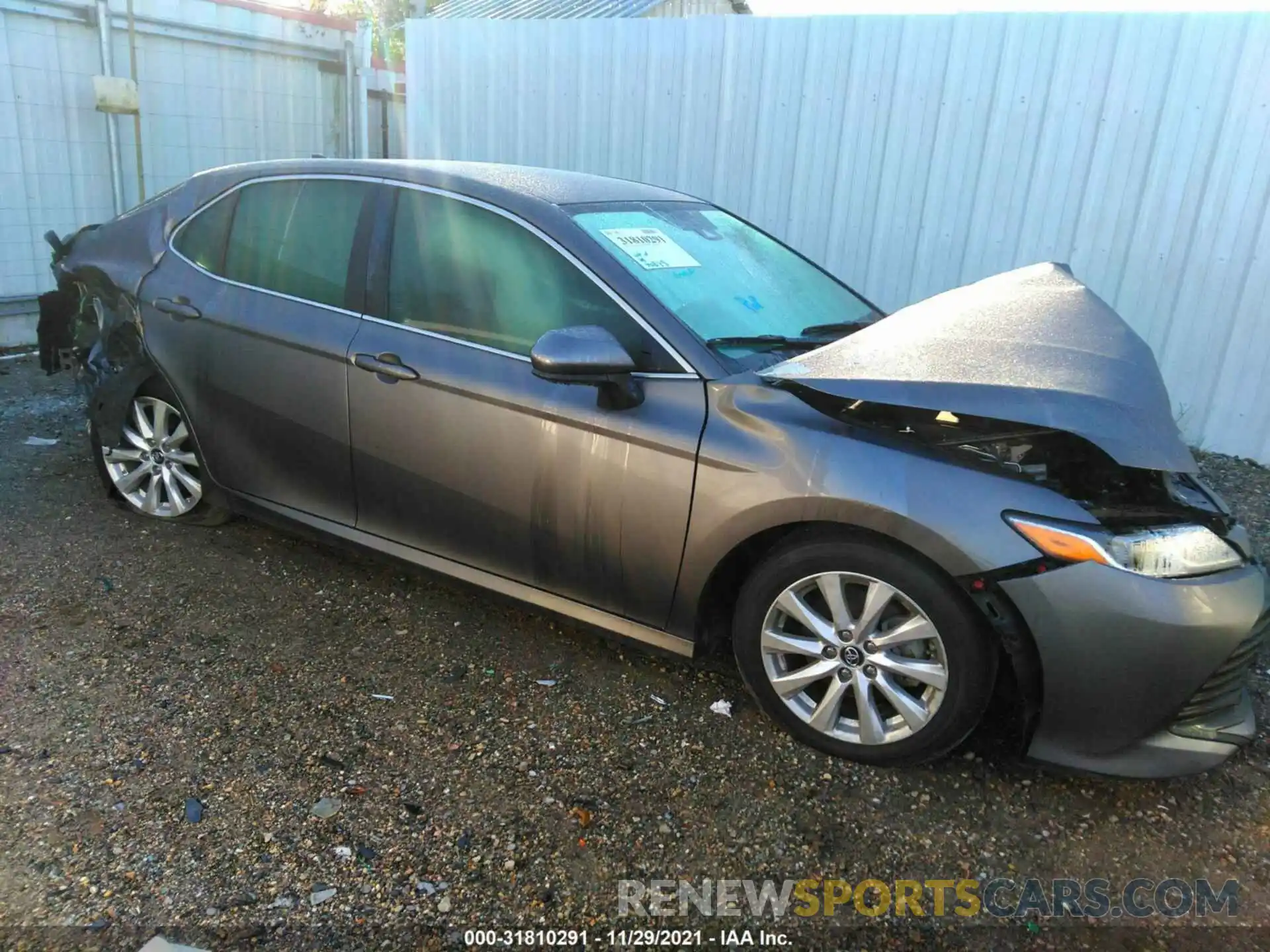 1 Photograph of a damaged car 4T1B11HK3KU828441 TOYOTA CAMRY 2019