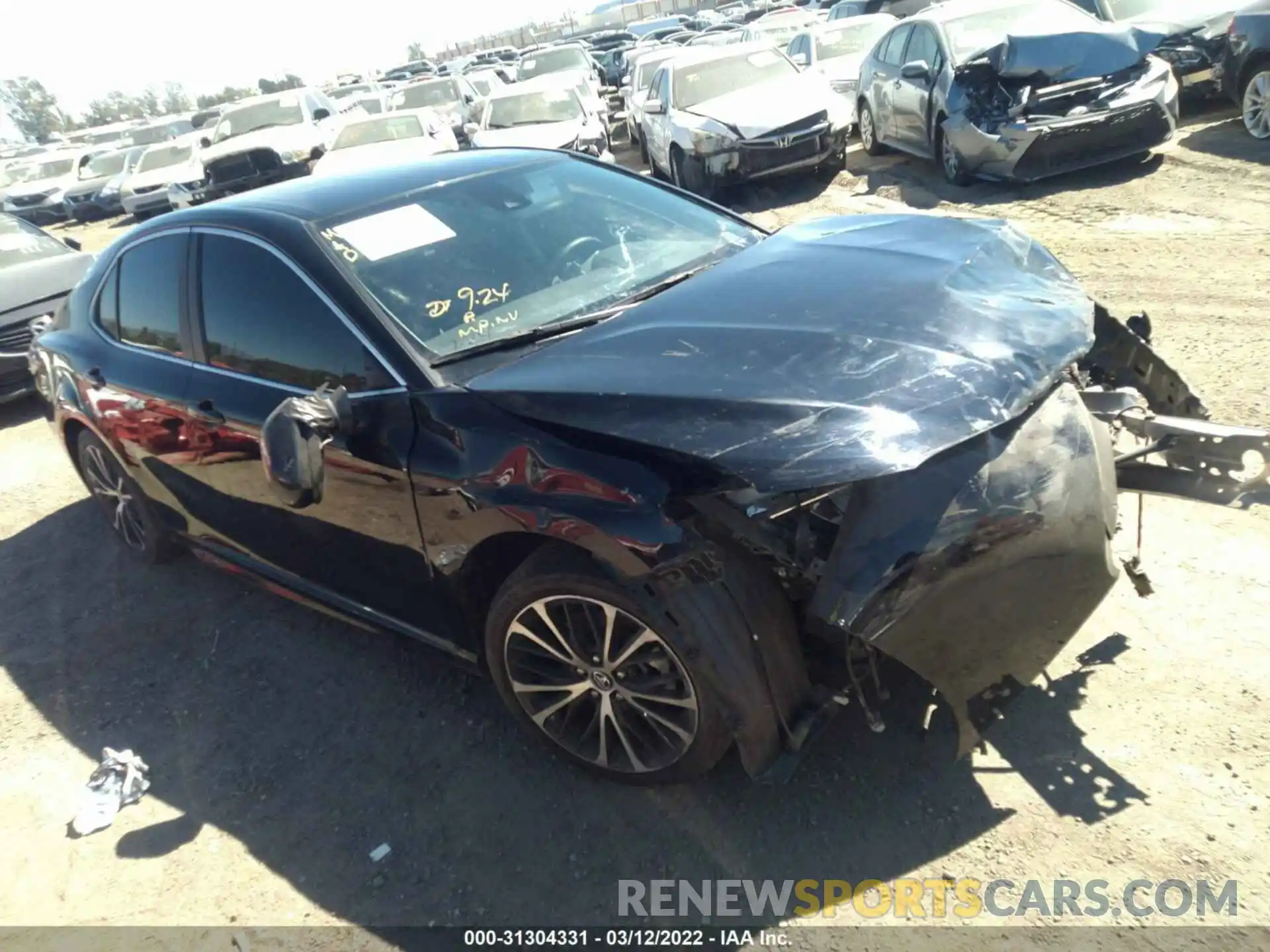 1 Photograph of a damaged car 4T1B11HK3KU828925 TOYOTA CAMRY 2019