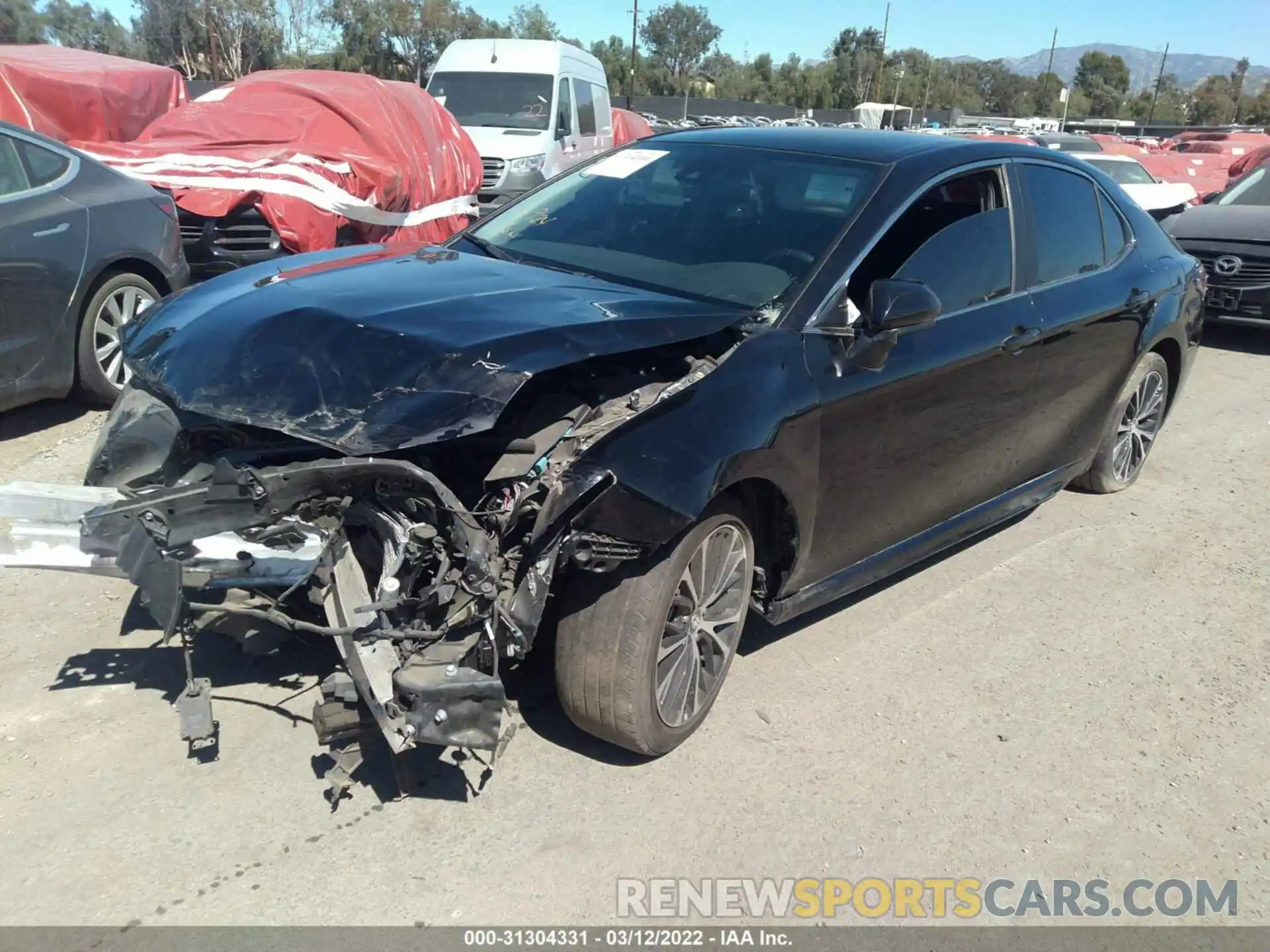 2 Photograph of a damaged car 4T1B11HK3KU828925 TOYOTA CAMRY 2019