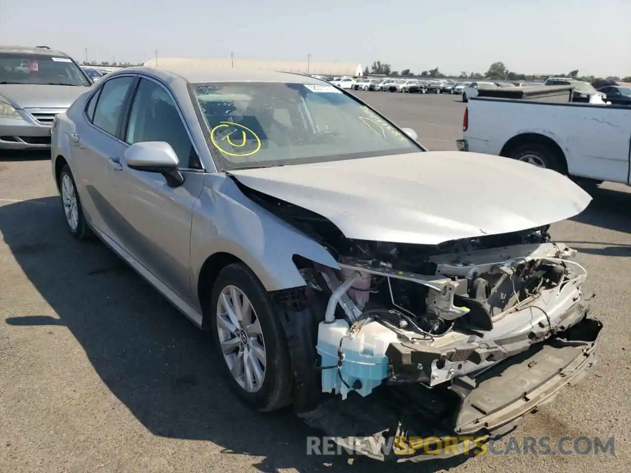 1 Photograph of a damaged car 4T1B11HK3KU829508 TOYOTA CAMRY 2019