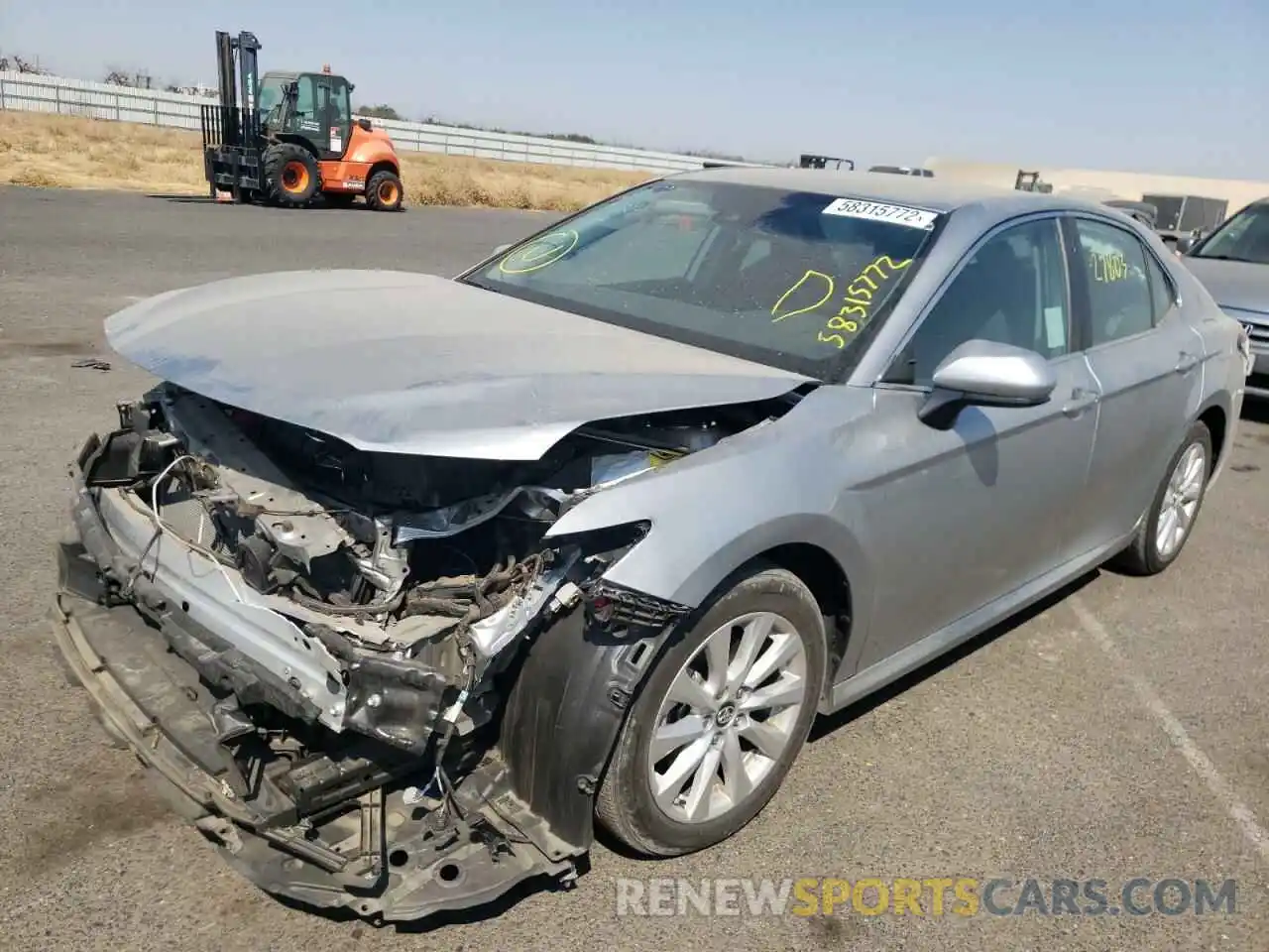 2 Photograph of a damaged car 4T1B11HK3KU829508 TOYOTA CAMRY 2019