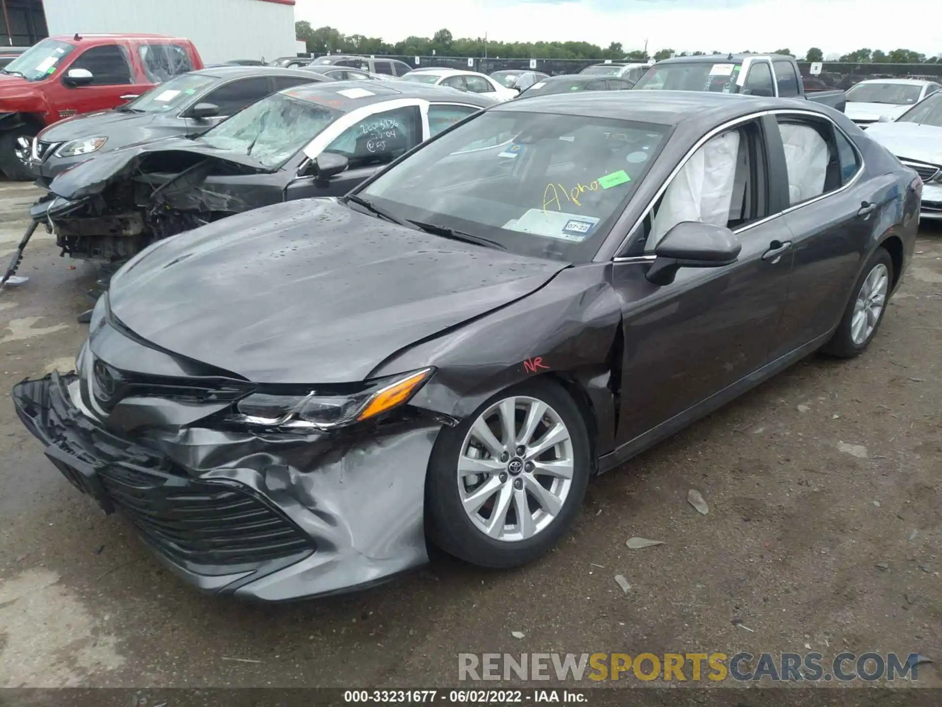 2 Photograph of a damaged car 4T1B11HK3KU832635 TOYOTA CAMRY 2019