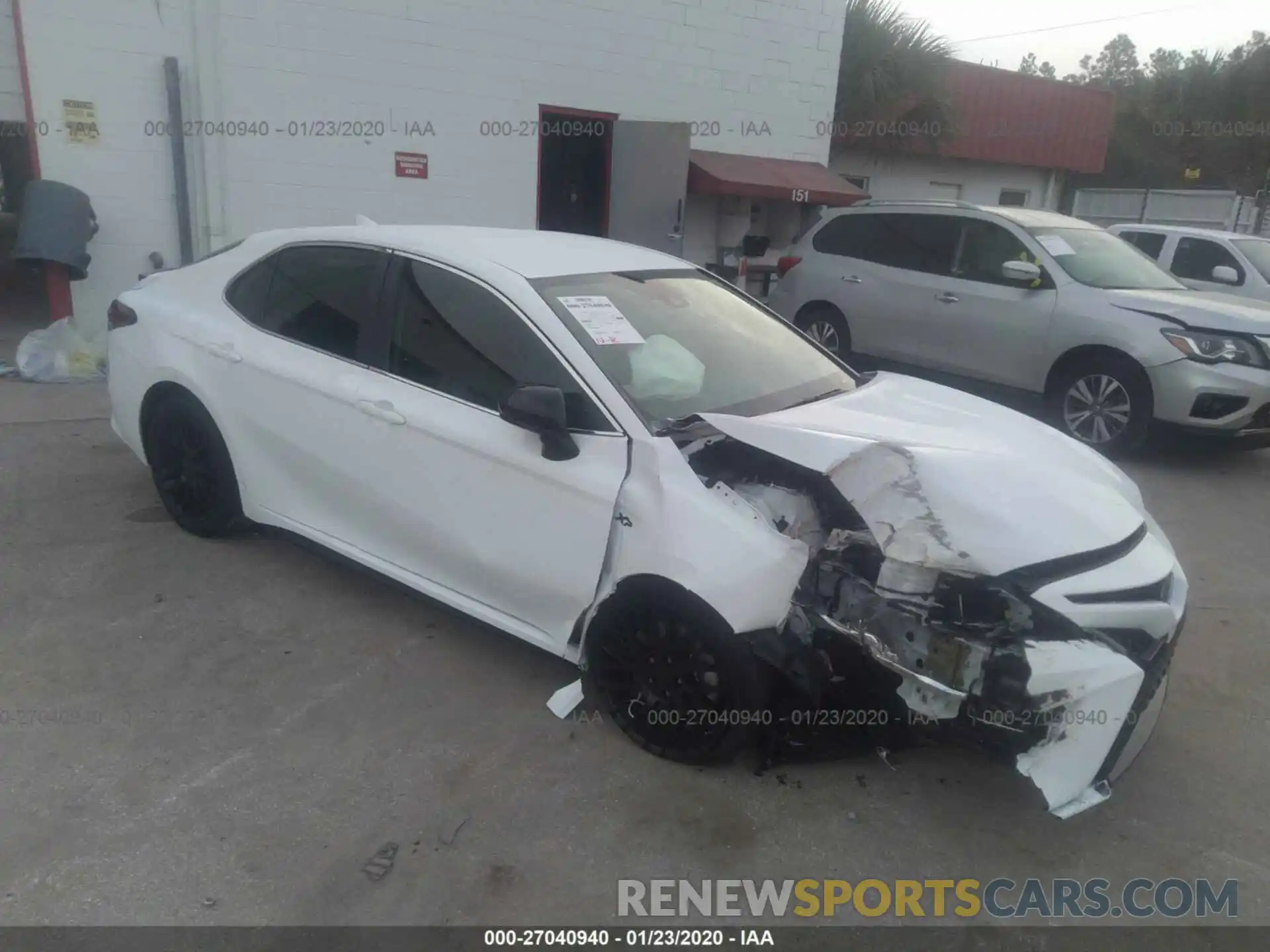 1 Photograph of a damaged car 4T1B11HK3KU834059 TOYOTA CAMRY 2019