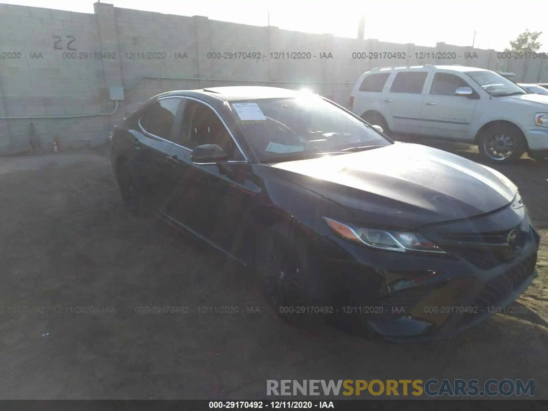 1 Photograph of a damaged car 4T1B11HK3KU837236 TOYOTA CAMRY 2019