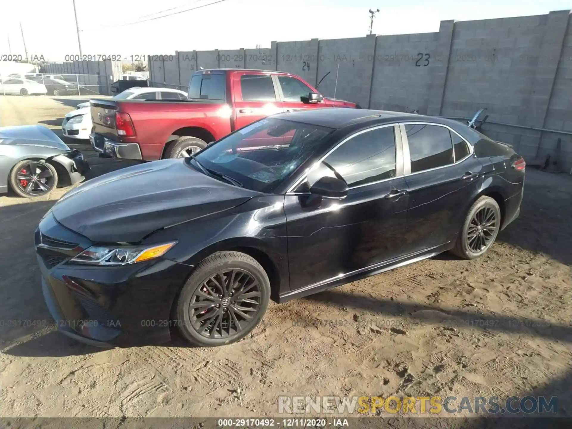 2 Photograph of a damaged car 4T1B11HK3KU837236 TOYOTA CAMRY 2019