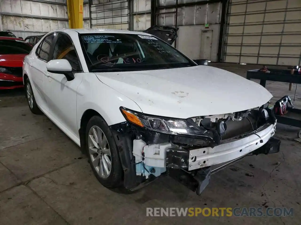 1 Photograph of a damaged car 4T1B11HK3KU837589 TOYOTA CAMRY 2019